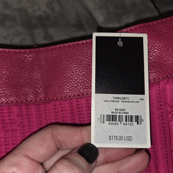 NWT Juicy Couture Pink Quilted Women's Bag - Picture 8 of 8